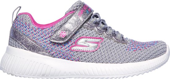 Skechers Bobs Squad Glitter Madness Sneakers - Maat 35 - Meisjes -  zilver/roze | bol.com