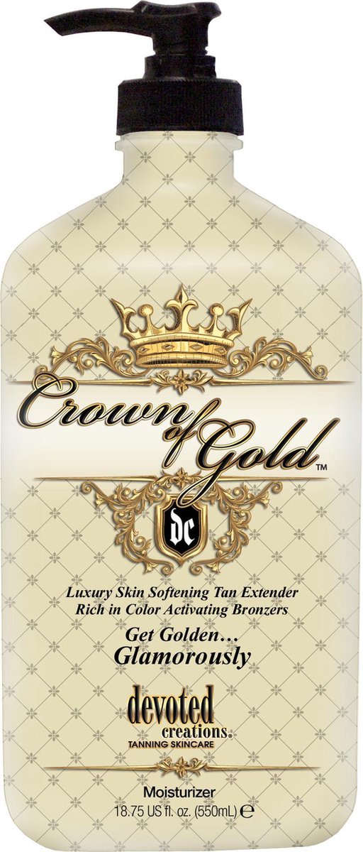 Devoted Creations Crown of Gold Moisturizer - After Sun - 540 ml - Devoted creations