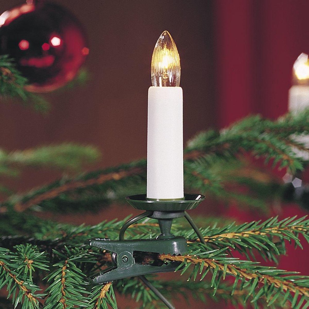 Konstsmide Kerstboomverlichting Kaarsen 7.5 Meter Warm Wit
