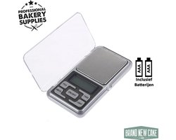 BrandNewCake® Precisie weegschaal - Tot 200 gram - Zilver