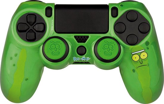 Rick and Morty PS4 Controller Skin met Thumb Grips