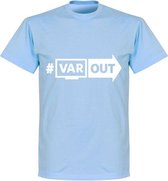 VARout T-Shirt - Lichtblauw/ Wit - L