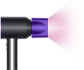 Dyson Supersonic Zwart, Paars 1600 W