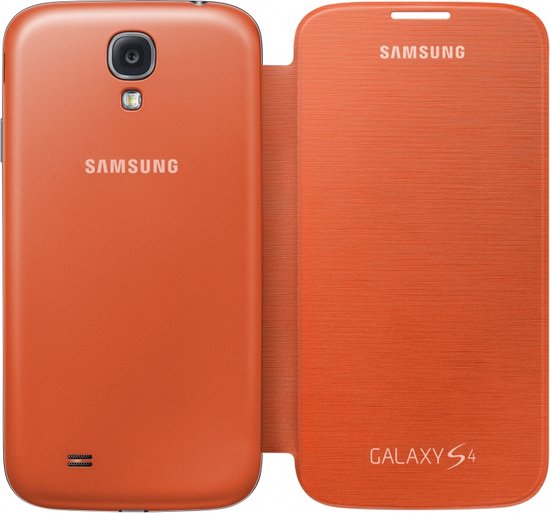 Samsung Flip Cover voor Samsung Galaxy S4 - Oranje
