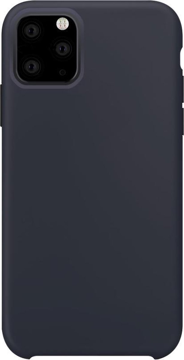 Xqisit silicone cover beschermhoes iPhone 11 Pro Max - Donkerblauw