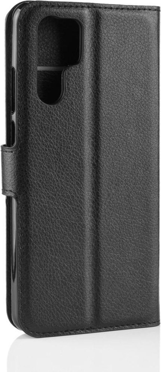 Mobigear Telefoonhoesje geschikt voor Huawei P30 Pro Hoesje | Mobigear Classic Bookcase Portemonnee | Pasjeshouder voor 3 Pasjes | Telefoonhoesje voor Pinpas / OV Kaart / Rijbewijs - Zwart