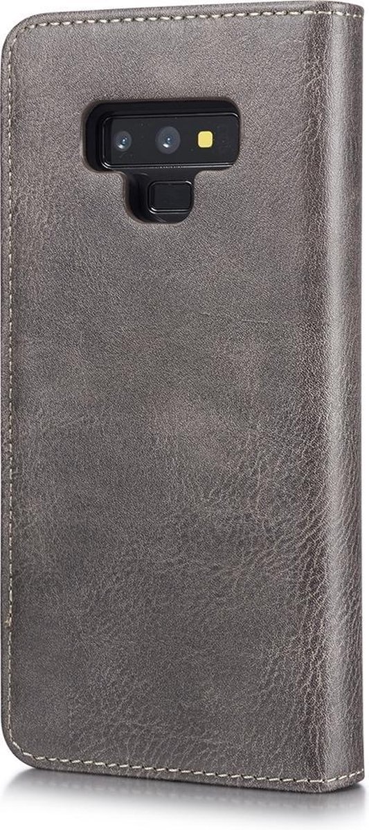 Mobigear Telefoonhoesje geschikt voor Samsung Galaxy Note 9 Hoesje | Mobigear Snap Button Uitneembare 2in1 Bookcase Portemonnee | Pasjeshouder voor 3 Pasjes | Telefoonhoesje voor Pinpas / OV Kaart / Rijbewijs - Zwart
