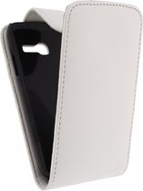 Xccess Leather Flip Case Samsung Galaxy Trend Lite S7390 White