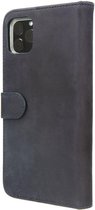 Valenta - Book Case - Classic Luxe - Vintage Blauw - Leer - iPhone 11 Pro Max