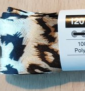 Panter Luipaard Print op extra luxe sjaalveters 120cm - Gaaf moederdag kadootje