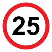 25 KM Stickers | 2 exemplaren | Ø 10 cm