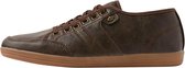 SURTO Heren sneakers laag - Donker bruin - maat 44