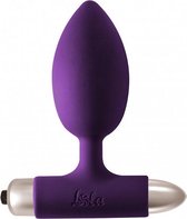 Anale Buttplug- Vibratie- Bullet- Silicone -  10 functies- AAA batterij- Waterproof- Spice it up New Edition Perfection Paars