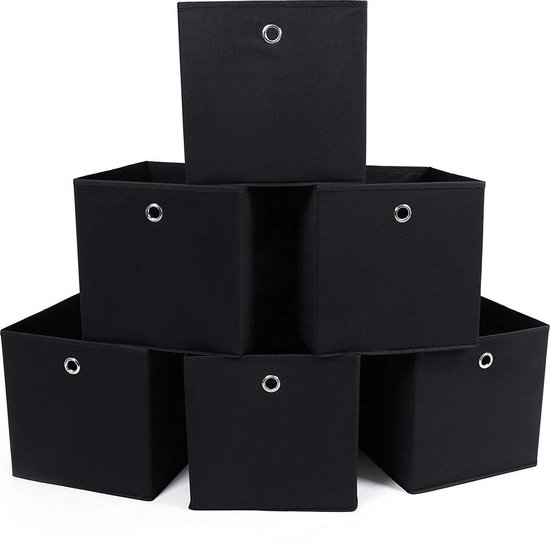 Songmics 6 Opvouwbare - - Opbergbox - Opbergboxen 30 30 x 30 cm bol.com