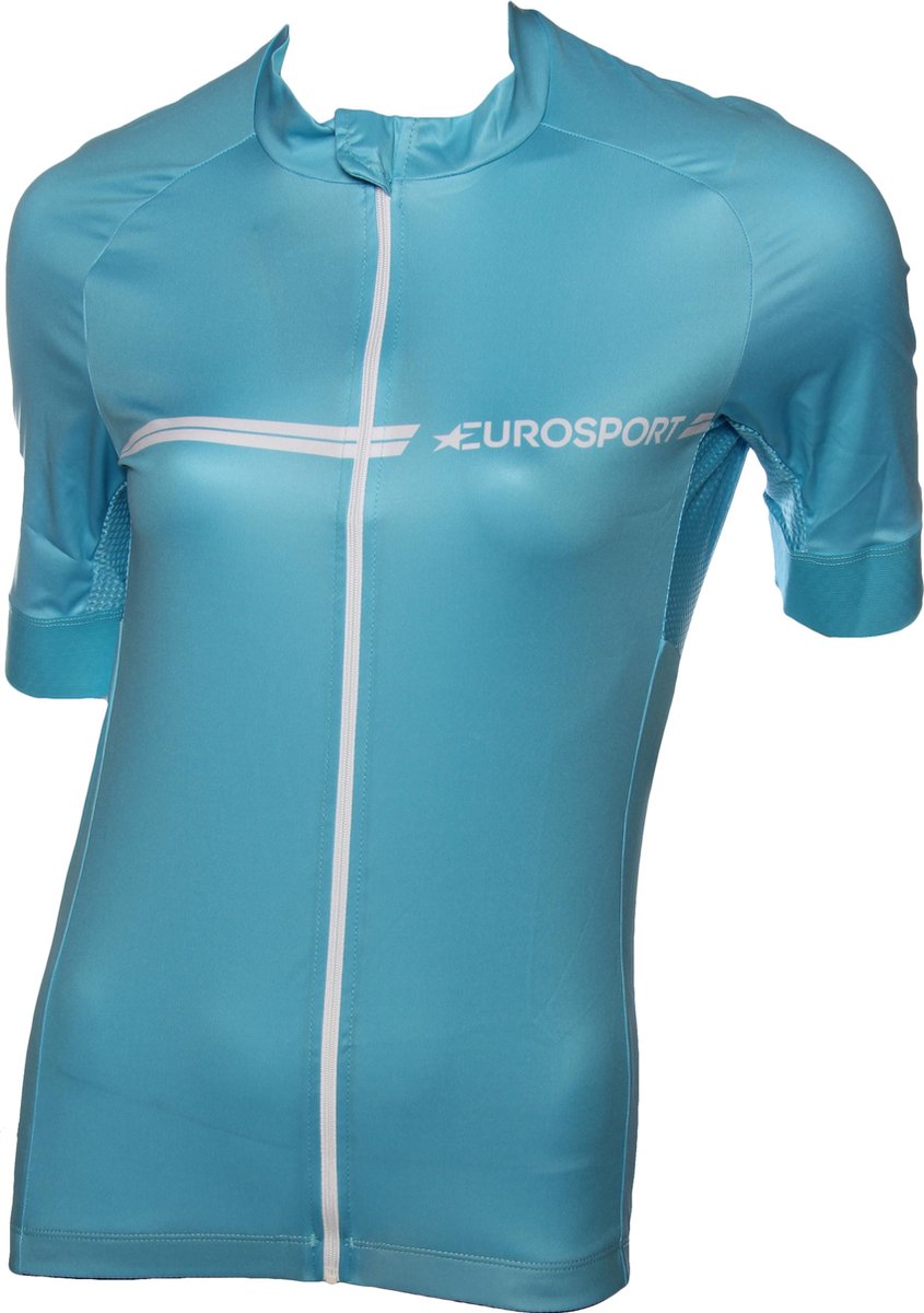 Eurosport wielershirt Aqua