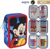 Disney Mickey Pencil Box With 3 Pul
