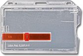Porte-cartes avec curseur rouge (10 pièces)
