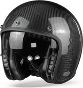 Scorpion Belfast Carbon Solid Zwart Jet Jethelm - Motorhelm - Maat XL