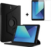 Samsung Galaxy Tab S3 9.7 Hoesje - Samsung Tab S3 9.7 Screenprotector - Book Case Tablet hoesje Zwart + Screenprotector