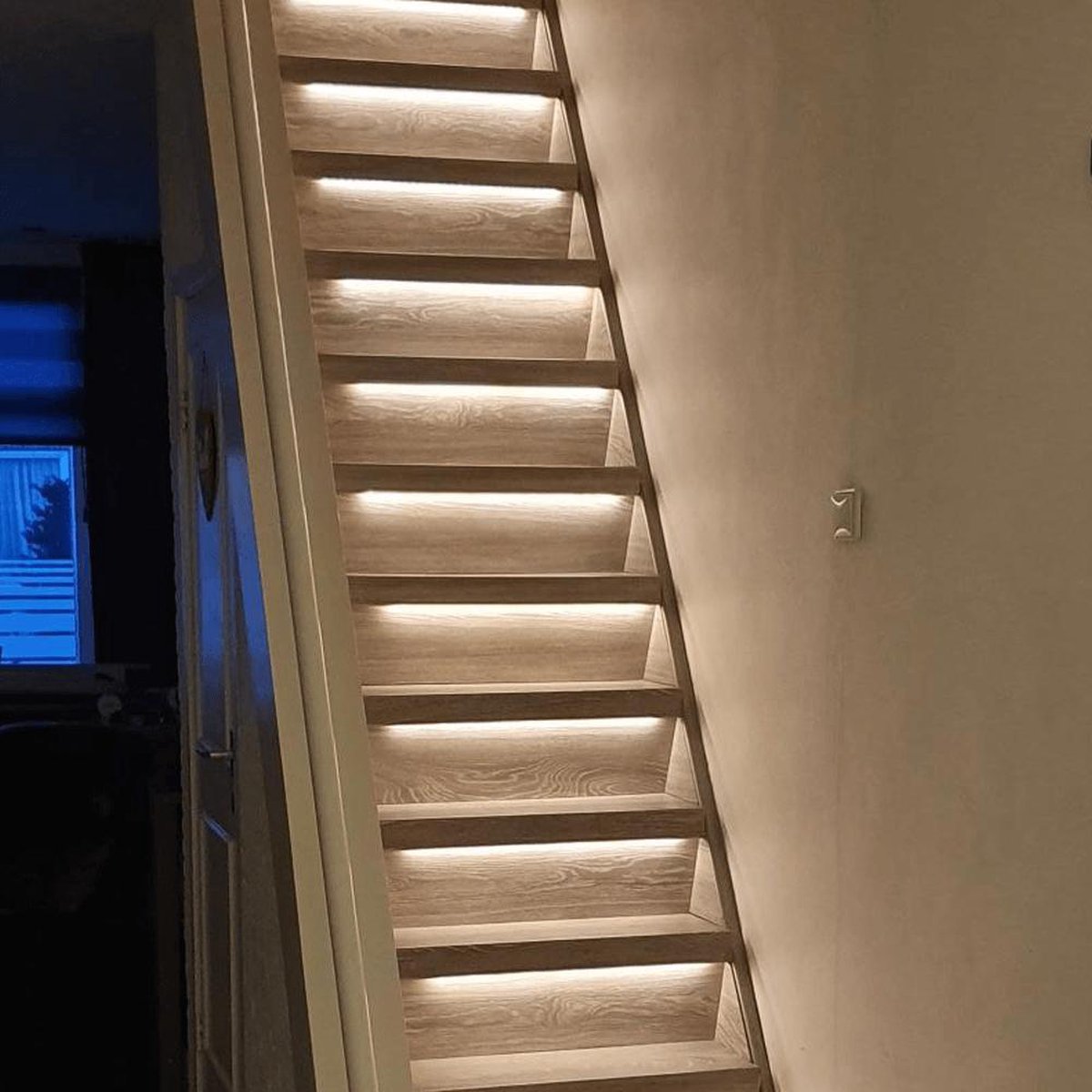 Trapverlichting toevoegen aan traprenovatie