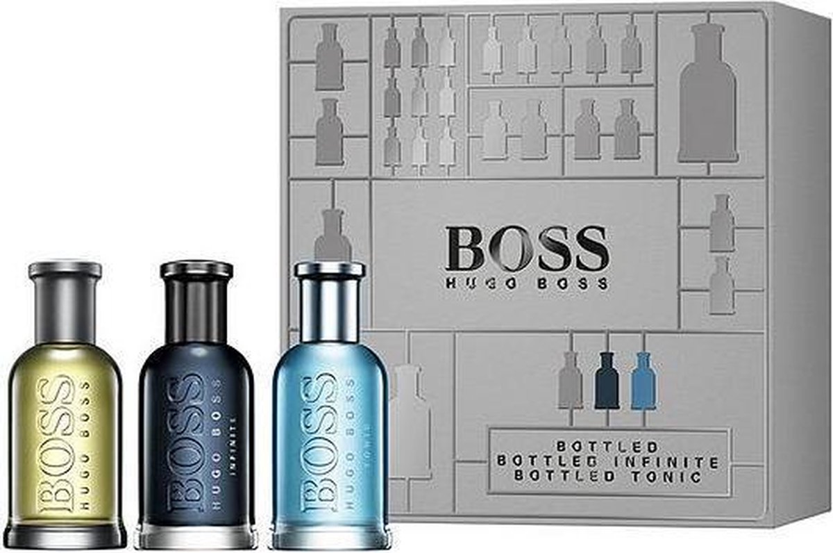 Hugo Boss Bottled geschenkset Bottled EDT 30ml + Boss Infinite EDP 30ml +  Boss Tonic... | bol.com