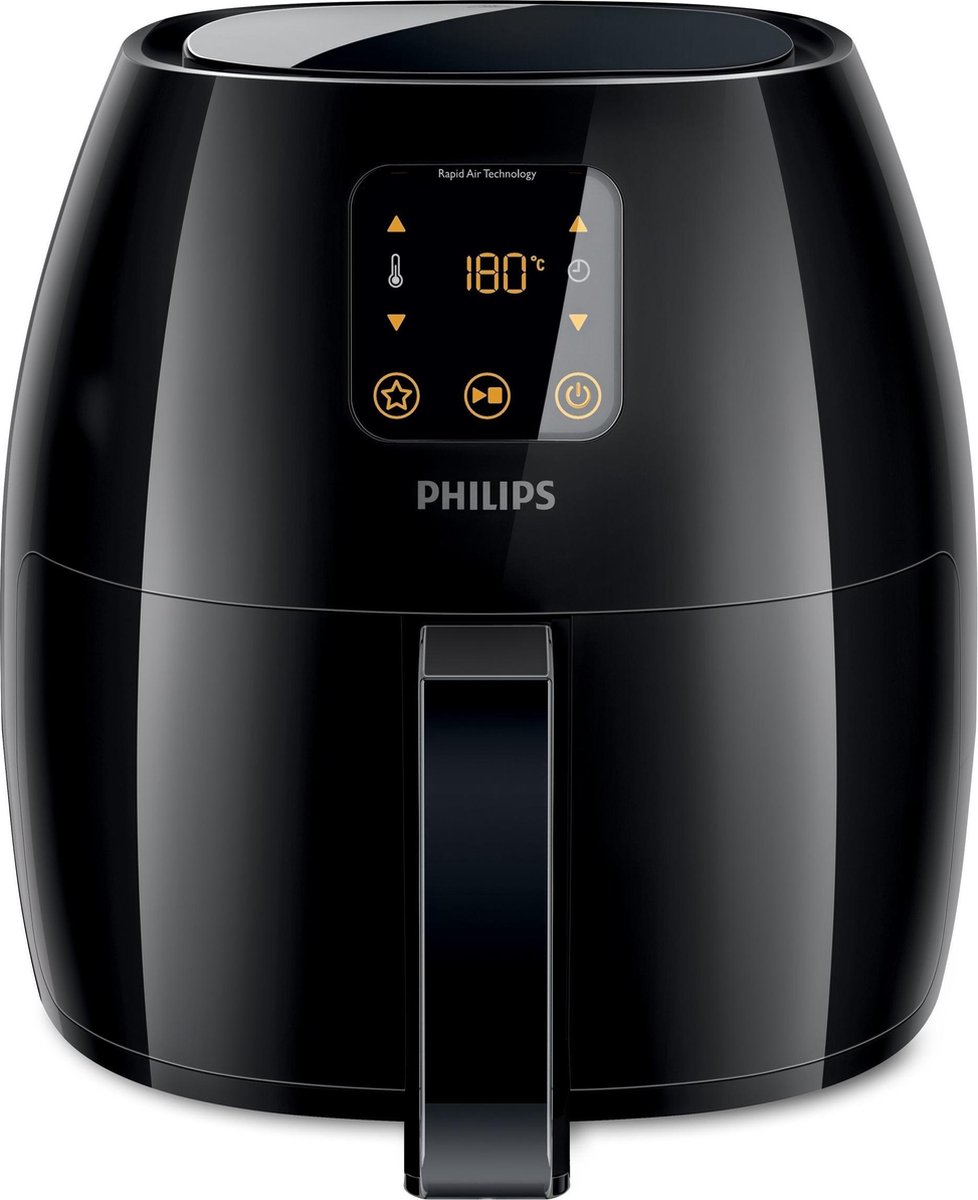 Bank nek Haalbaarheid Philips Airfryer XL Avance HD9240/90 - Hetelucht friteuse - Zwart | bol.com