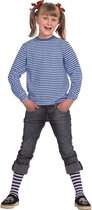 Rubie's Verkleedshirt Gestreept Junior Blauw/wit Maat 128
