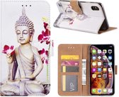 FONU Boekmodel Hoesje Buddha iPhone XS / X