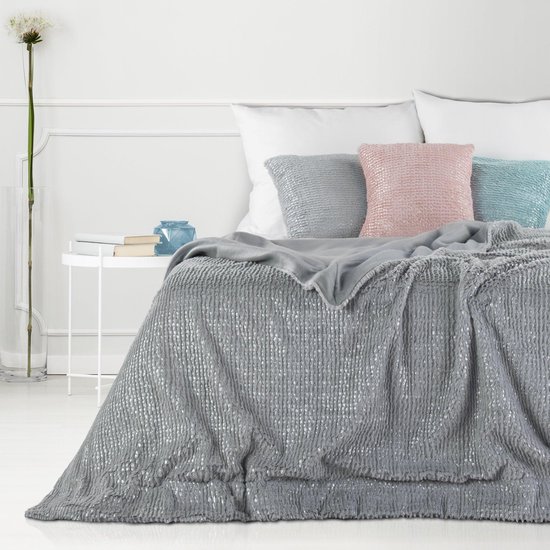 Grommen Kostbaar informatie Luxe bed sprei – deken – Brulo – Polyester – 220 x 240 cm | bol.com