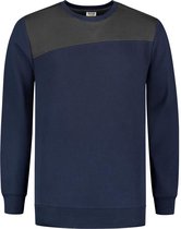 Tricorp Sweater Bicolor Naden 302013 Ink / Donkergrijs - Maat 4XL