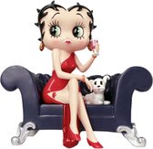 Betty Boop Op Bank Beeld