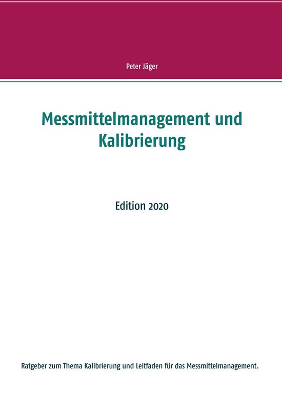 Messmittelmanagement und Kalibrierung - cover