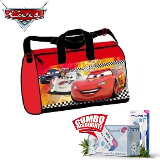 Cars Schoudertas + Oramint Oral Care Kit