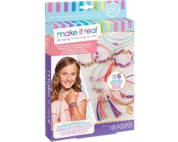 Make it Real - Kit 6 Bijoux Dore En Suedine