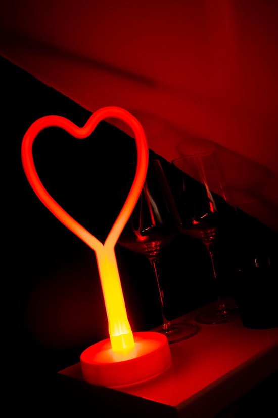 Valentijn Neon hartjes lamp