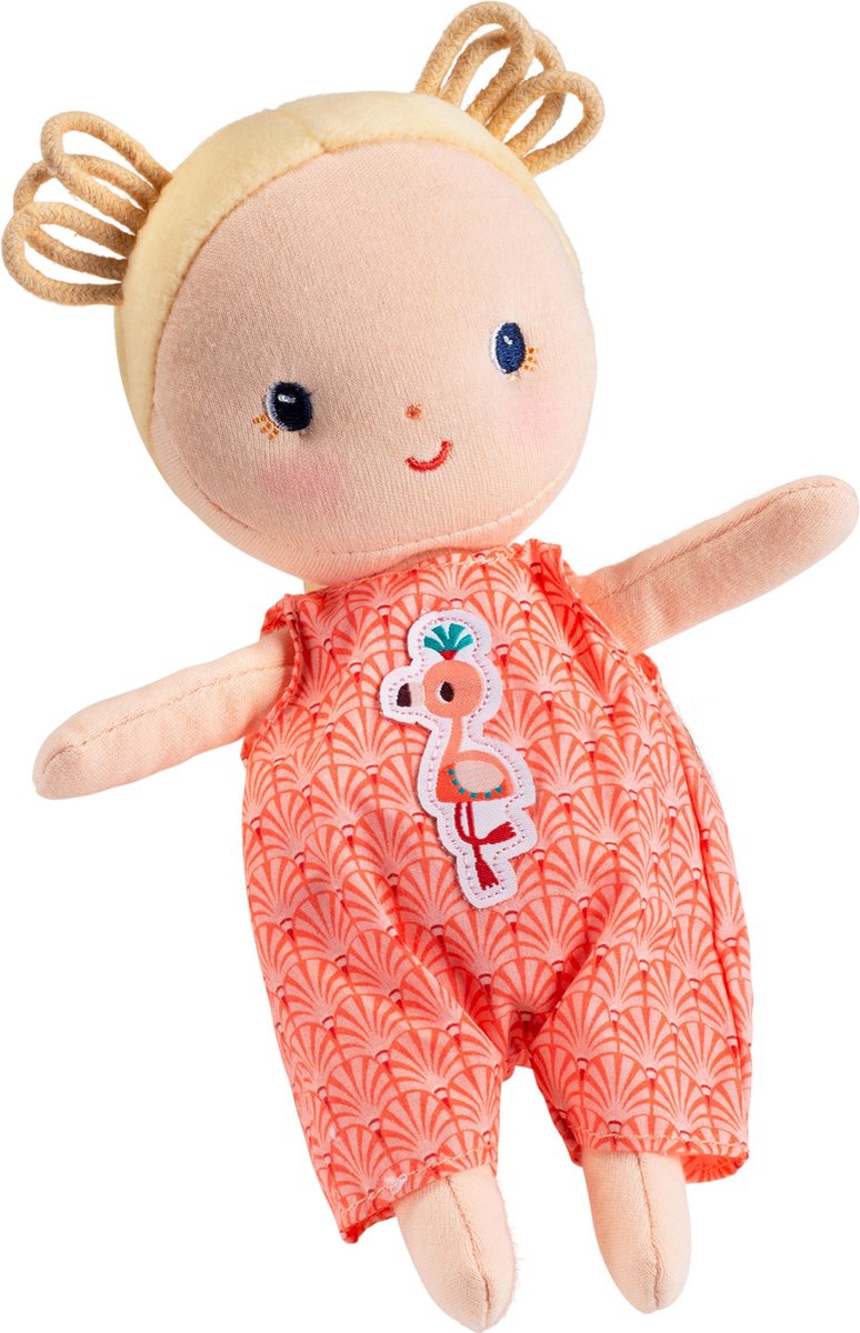 Lilliputiens - Anaïs Pop In Reiswieg - Stoffen Pop Met Diverse Accessoires - Stimuleert De Fijne Motoriek, Empathie En Het Imitiatiespel - Geschikt Vanaf 1 Jaar — afbeelding 3
