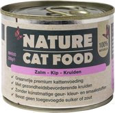 Nature Cat Food Zalm, Kip & Kruiden (100% natuurlijk) - 200 gr