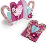Sizzix Thinlits 11 pcs by Jen Long, Vouwkaart Candy Cane