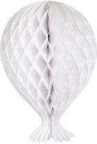 Witte Honeycomb Ballon - 37cm