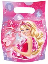 Barbie Uitdeelzakjes Versiering 23x16,5cm 6 stuks