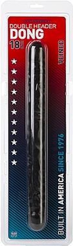 Zwarte dubbel dildo