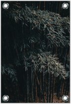 Tuinposter –Bamboe Bos– 60x90cm Foto op Tuinposter (wanddecoratie voor buiten en binnen)