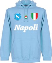 Napoli Team Hoodie - Lichtblauw - S