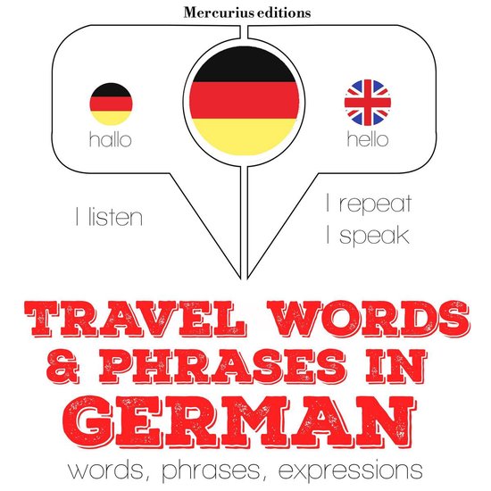 Travel words and phrases in German - cover
