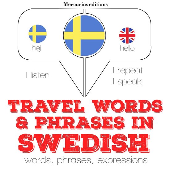 Travel words and phrases in Swedish - cover