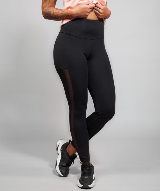 Korte legging dames zwart FIT lifestyle kopen?