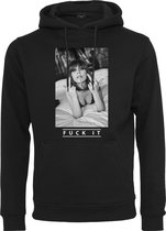 Heren Hoody Fuck it 2.0 zwart