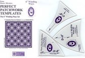 Marti Michell Quilt Template Set 8052 Winding Ways 6 Inch