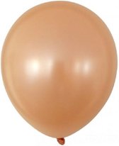 Kwaliteitsballon metallic Rosé goud - 50 stuks