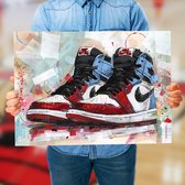 Air Jordan 1 ‘Fearless Chicago' art print (70x50cm)